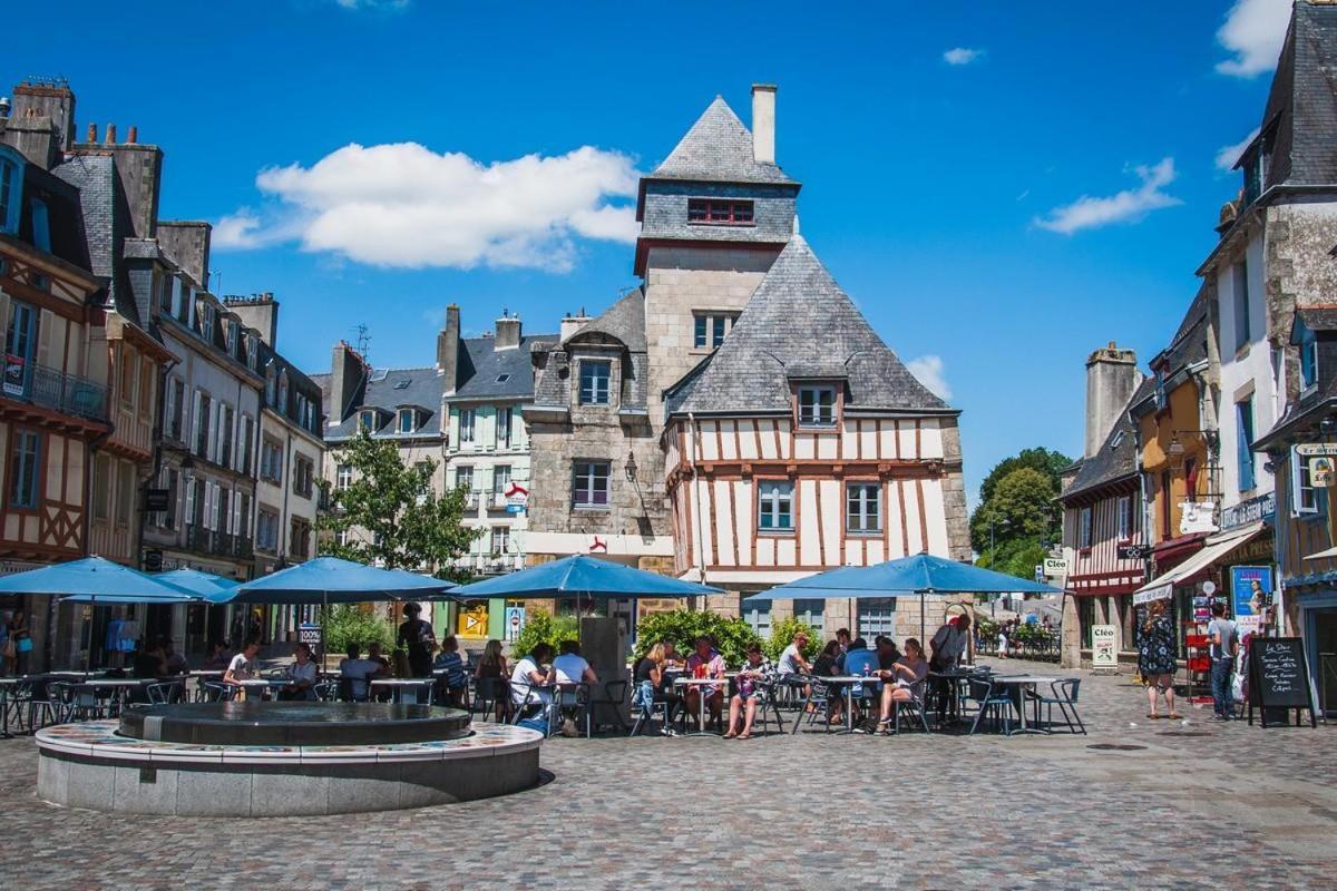 Ferienwohnung Quimper: T3 Avec Vue Cathedrale Proche Gare Exterior foto